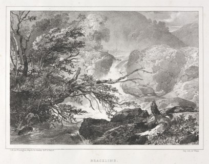 Picturesque Views of Scotland: Brackline, 1826. Richard Parkes Bonington (British, 1802-1828),