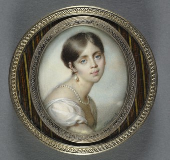 Portrait of a Young Woman in White, 1805. Jean-Urbain Guérin (French, 1760-1836). Watercolor on