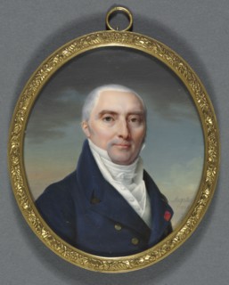 Portrait of Antoine Roy, 1820. Jean-Baptiste Jacques Augustin (French, 1759-1832). Watercolor on
