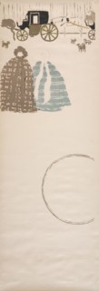 Nursemaids’ Promenade, Frieze of Carriages, 1895. Pierre Bonnard (French, 1867-1947). Color