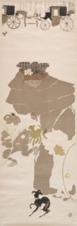 Nursemaids’ Promenade, Frieze of Carriages, 1895. Pierre Bonnard (French, 1867-1947). Color