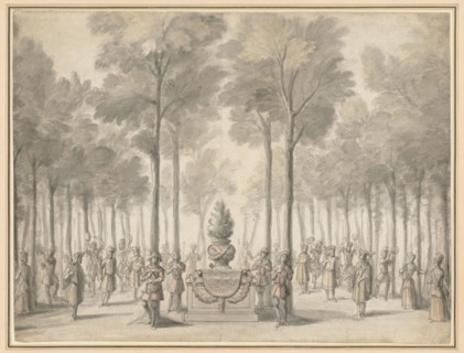 Design for the Divertissement from "La Pastorale" (First Entrée of the opera-ballet "Les Muses" by