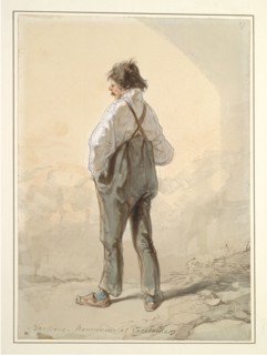 The Suburbs: Stock Raiser and Captain, probably 1859-1860. Paul Gavarni (French, 1804-1866).