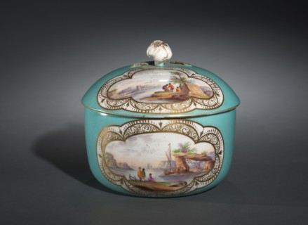Bowl, c. 1750-1770. Meissen Porcelain Factory (German). Porcelain; overall: 14 x 38 x 14 cm (5 1/2