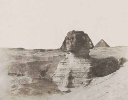 The Sphinx, c. 1853. John Beasley Greene (American, 1832-1856). Salted paper print from waxed paper