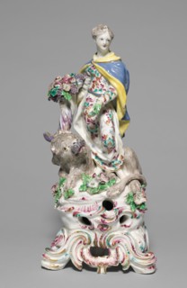 Figure of Earth, c. 1755. Bow Porcelain Factory (British). Porcelain; overall: 28.5 x 12.5 x 10 cm