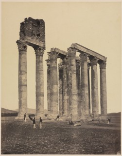 Temple of Jupiter Olympius, c. 1853. James Robertson (British, 1813 (?)-aft 1865). Albumen print;