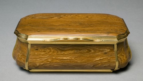 Snuff Box, 19th century. Germany, 18th century. Agate, gold, silver, diamonds, rubies