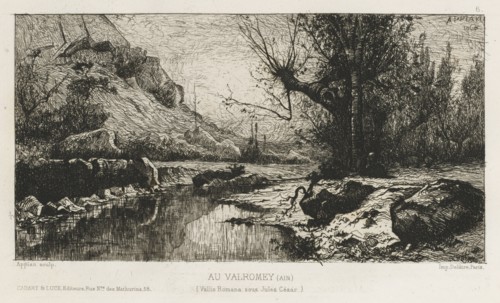 At Valromay (Ain) , 1868. Adolphe Appian (French, 1818-1898), Cadart et Luce, Editeurs, rue Nve.