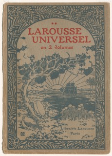 Larousse Universal: Cover (Le Larousse Universel). Georges Auriol (French, 1863-1938), Librarie