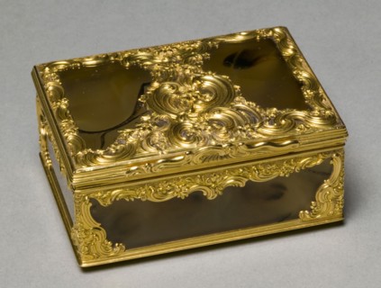 Box, c. 1750-60. England, 18th century. Agate, gold;