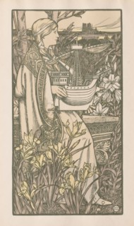 published in L'Estampe Moderne: Lutèce, 1898. Adolphe Giraldon (French, 1855-1933). Color