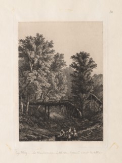 The Laundresses, 1838. Eugene Bléry (French, 1805-1886). Etching on chine collé