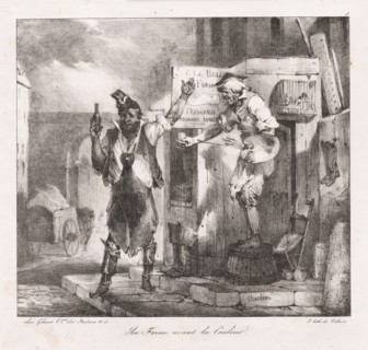Lithographic Sketches by Charlet: Form before Color, 1823. Nicolas Toussaint Charlet (French,