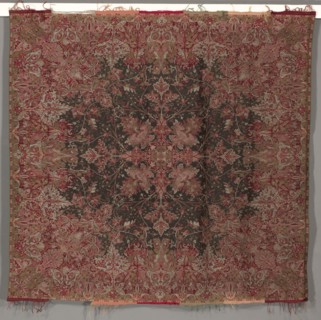 Square Shawl with Quarter Shawl Layout, 1840s. Austria, England, France, or Scotland, 19th century.