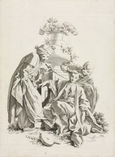 The Senses: Touch (after Boucher). Gabriel Huquier (French, 1695-1772). Etching