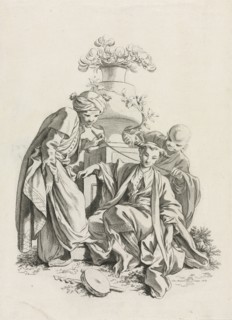 The Senses: Touch (after Boucher), 1700s. Gabriel Huquier (French, 1695-1772). Etching and
