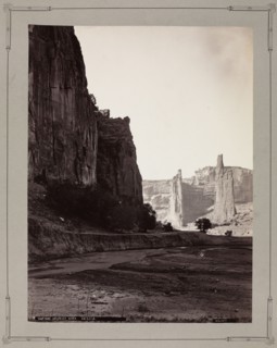 East Fork, de Chelly River, Arizona, 1879-1881. John K. Hillers (American, 1843-1925). Albumen