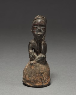 Figurine, late 1800s-early 1900s. Central Africa, Republic of the Congo, Kongo people. Wood and