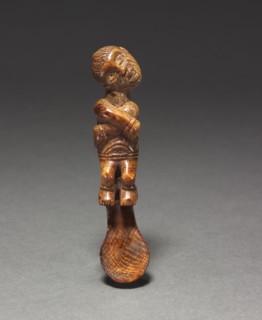 Female Figurine, late 1800s-early 1900s. Central Africa, Democratic Republic of the Congo (most