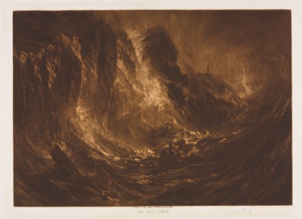The Lost Sailor, 1896. Frank Short (British, 1857-1945), after Joseph Mallord William Turner