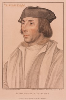 Sir Thomas Elyot, 1794. Francesco Bartolozzi (British, 1727-1815), John Chamberlaine, after Hans
