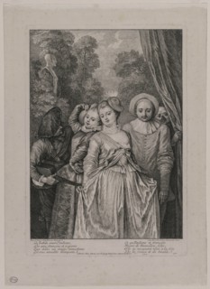 The Clothes are Italian, 1715-1716. Jean Antoine Watteau (French, 1684-1721), and Charles Simonneau