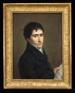 Portrait of a Musician, c. 1800. Andrea Appiani (Italian, 1754-1817). Oil on wood; framed: 72 x 57