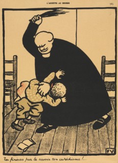Crimes and Punishments VIII, 765: You'll learn..., 1869. Félix Vallotton (French, 1865-1925). Color