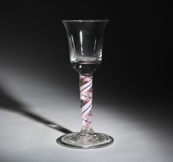 Goblet, c. 1725-1750. England, 18th century. Glass; diameter: 7 cm (2 3/4 in.); overall: 15.3 cm (6