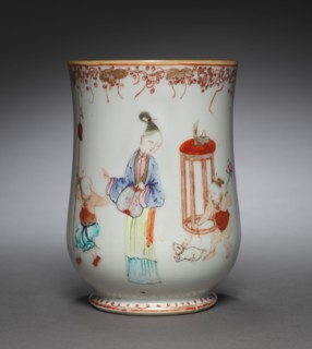 Tankard, 1765. England, 18th century. Ceramic; diameter: 11.5 cm (4 1/2 in.); overall: 16 x 16.1 cm