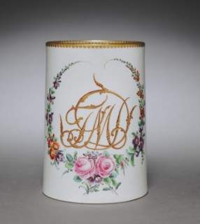 Cann, c. 1770. England, 18th century. Ceramic; overall: 13.4 x 9.4 x 12.7 cm (5 1/4 x 3 11/16 x 5