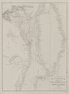 Egypt and Nubia, Volume III: Map to Illustrate the Sketches of David Roberts, Esq: R.A. in Egypt