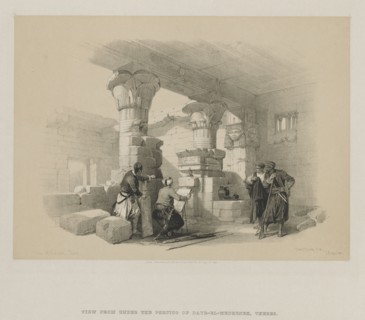 Egypt and Nubia, Volume II: Dayr-El-Medeeneh, Thebes, 1848. Louis Haghe (British, 1806-1885), F.G