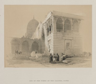 Egypt and Nubia, Volume III: One of the Tombs of the Khalifs, Cairo, 1848. Louis Haghe (British,