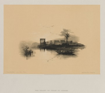 Egypt and Nubia, Volume II: Island of Philae, on the Nile, Nubia, 1847. Louis Haghe (British,