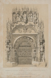 Picturesque Sketches in Spain: Title Page, 1837. Thomas Allom (British, 1804-1872), Hodgson &