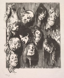 Ten Assassinations for a Penny, 1897. Théophile Alexandre Steinlen (Swiss, 1859-1923). Lithograph;