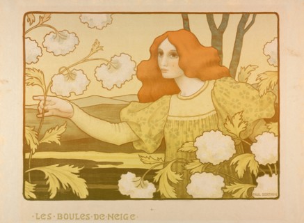 Snowballs, c. 1900. Paul Berthon (French, 1872-1909), Chaix. Color lithograph; sheet: 50.1 x 65 cm
