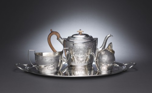 Tea Service, c. 1790-1810. Anne Bateman (British, 1748-1813), Peter Bateman (British, 1740-1825),