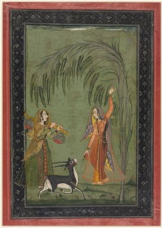 Todi Ragini, from a Ragamala Series, c. 1750-1775. Northwestern India, Rajasthan, Bundi or Uniara,