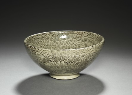 Marbled Bowl, 1100s. China, possibly Henan province, Xinwu, Dangyangyu, Northern Song dynasty