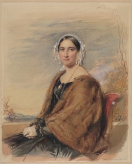 Portrait of a Woman, 1851. George Richmond (British, 1809-1896). Watercolor with gouache and