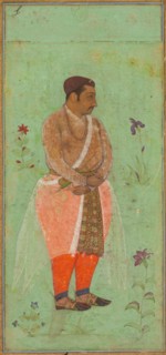 Portrait of Suraj Singh Rathor, Raja of Marwar and Maternal Uncle of Shah Jahan: A Page from the