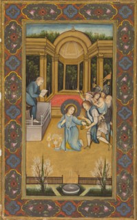 Jesus among the doctors in the Temple, c. 1760. Mir Kalan Khan (Indian, c. 1730–1775). Opaque