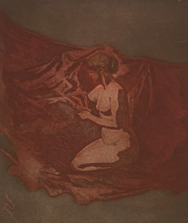 Embers Glow, 1890-1897. Theodore Roussel (French, 1847-1926). Color etching and aquatint; sheet: 25