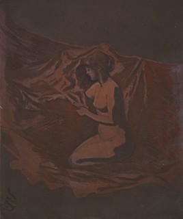 Embers Glow, 1890-1897. Theodore Roussel (French, 1847-1926). Color etching and aquatint; sheet: 25