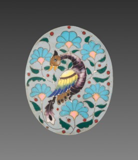 Set of Four Locket Panels, 1800s. Alexis Falize (French, 1811-1898), Antoine Tard (French, active
