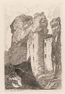 Liber Studiorium: Ragland Castle, Monmouhshire, 1838. John Sell Cotman (British, 1782-1842), H. G.