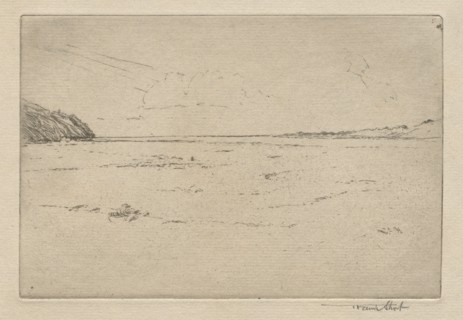 Gathering the Flock on Maxwellbank, No. 2, 1892. Frank Short (British, 1857-1945). Etching; sheet: